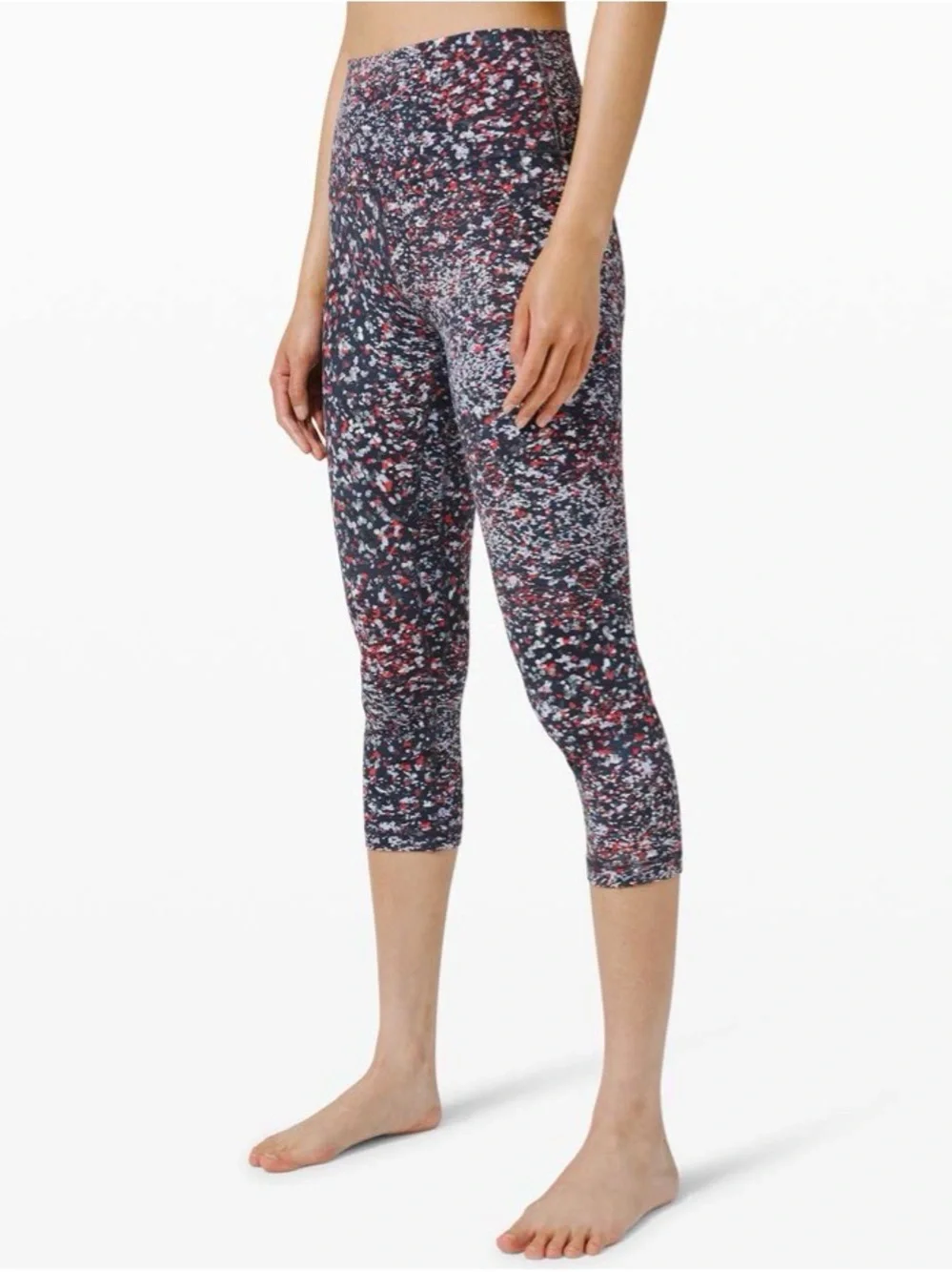 Lululemon Water Blossom Multi Align 21” Crop Leggings